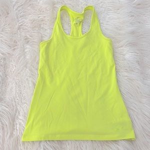 Nike Dri-Fit Tank - Neon Yellow